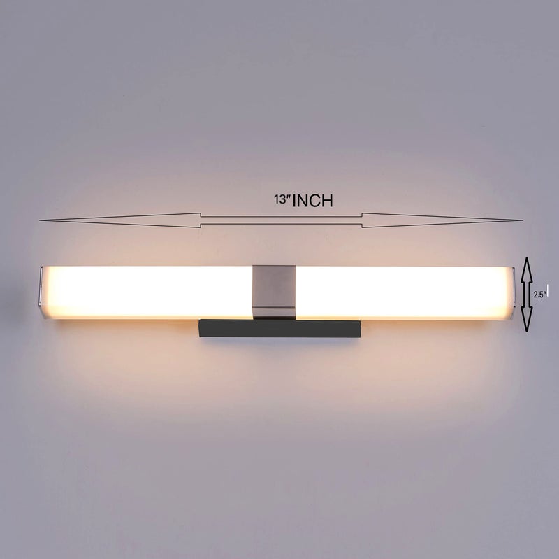 Groeien Pack of 2 Rectangular 15 watt LED Mirror Picture Wall Light(Warm White) (2) - Image 3