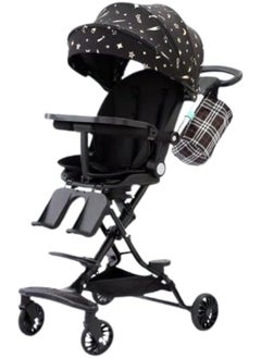 Generic Travel Stroller for Airplane- Portable Compact Airport Stroller - Small Stroller for Toddler Travel - All Terrain Stroller for Toddler Stroller  - Image 1