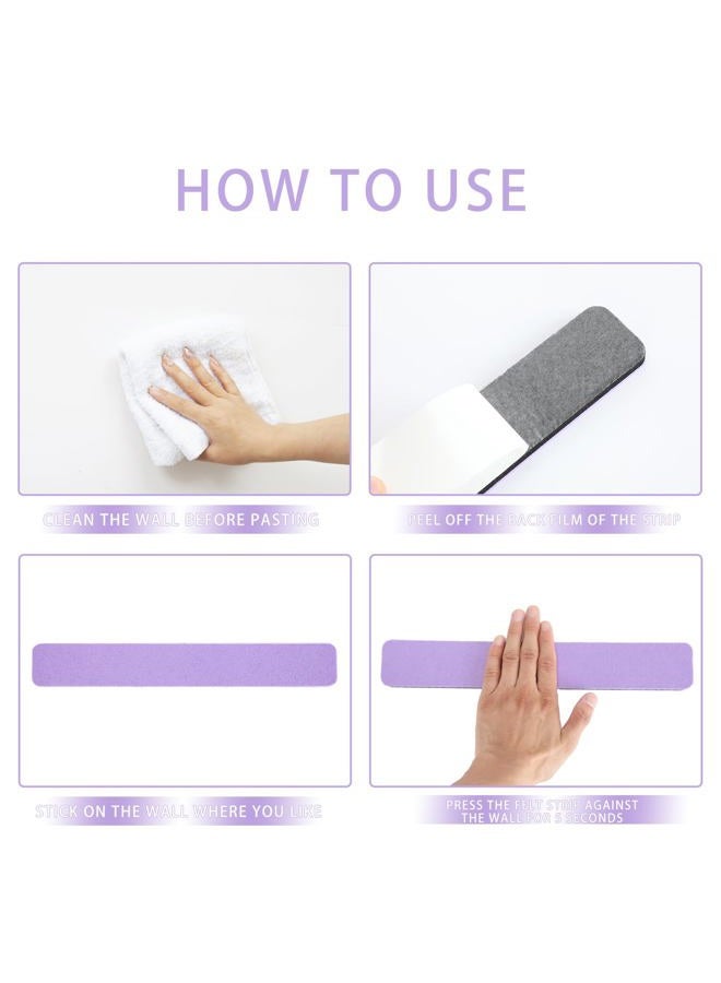 Henandou Bulletin Board Cork Board Cork Boards for Walls Cork Board for Office Pin Board Bulletin Boards for Walls (Light Purple) - Image 4