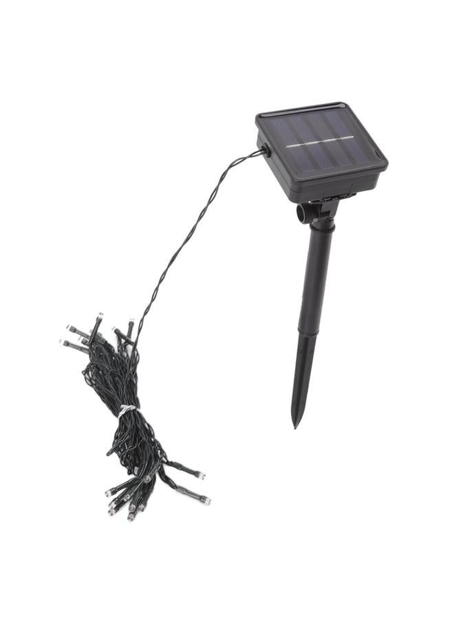 NIBEMINENT Solar String Light 20 LED IP65 Waterproof 2 Modes Automatic Outdoor Lamp String for Patio Garden 16.4ft Blue  - Image 5