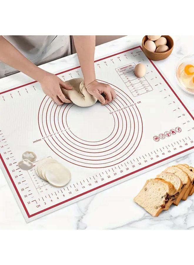 Small 11 42inch Dough Mat Non Slip Non Stick Rolling Pastry Baking Tool - Image 2