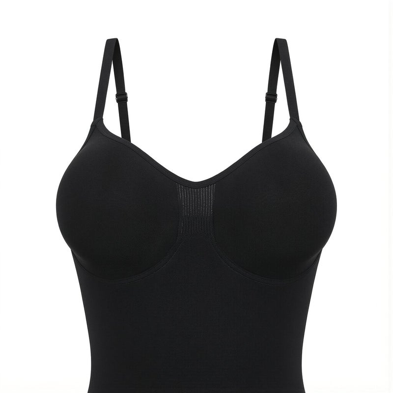 Seamless Shapewear for Women Ultra Soft Spandex Tummy Control Body Shaper XS/S Black - Image 5