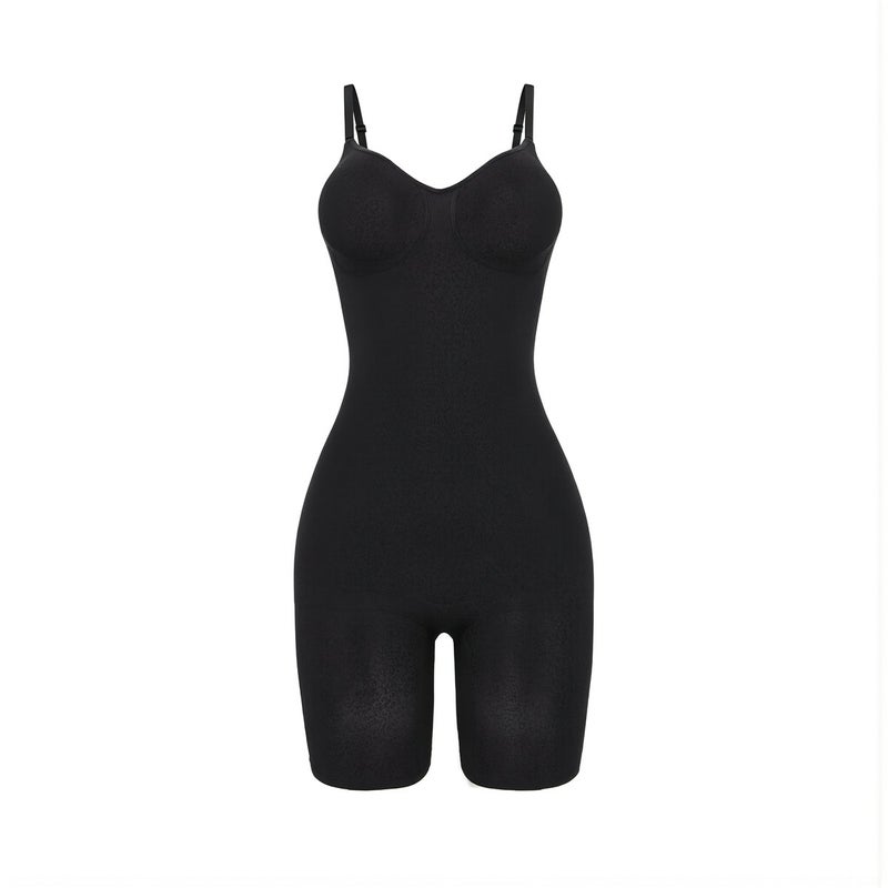 Seamless Shapewear for Women Ultra Soft Spandex Tummy Control Body Shaper XS/S Black - Image 2