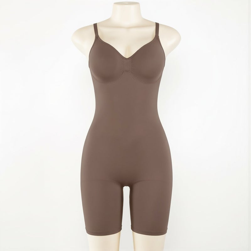 Seamless Shapewear for Women Ultra Soft Spandex Tummy Control Body Shaper XS/S Black - Image 1