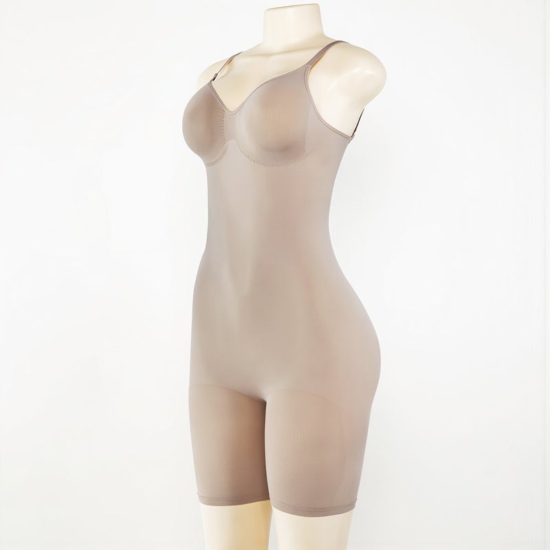 Seamless Shapewear for Women Ultra Soft Spandex Tummy Control Body Shaper XS/S Black - Image 4