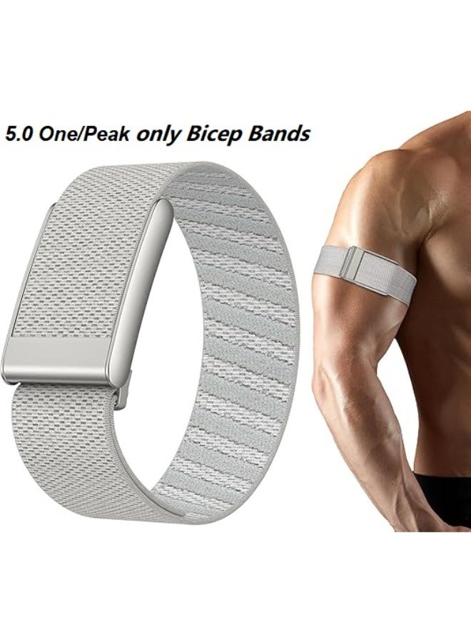 Nylon Sport Band Compatible with Whoop 5.0 Bicep Bands One/Peak, Breathable Nylon Adjustable Waterproof Replacement Wristbands Straps for Whoop Band 5.0 – Not Compatible with Gen 4 - Image 1