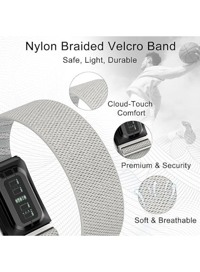 Nylon Sport Band Compatible with Whoop 5.0 Bicep Bands One/Peak, Breathable Nylon Adjustable Waterproof Replacement Wristbands Straps for Whoop Band 5.0 – Not Compatible with Gen 4 - Image 3
