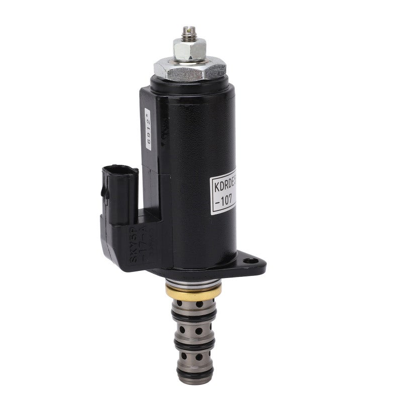 Proportional Solenoid Valve Alloy Steel Precise Size KDRDE5K-31 30C50-107 - Durable Hard Housing Easy Replacement for KOBELCO SK120 SK100 SK220 SK200-2 SK200-6e SK230-6e Excavator - Image 2