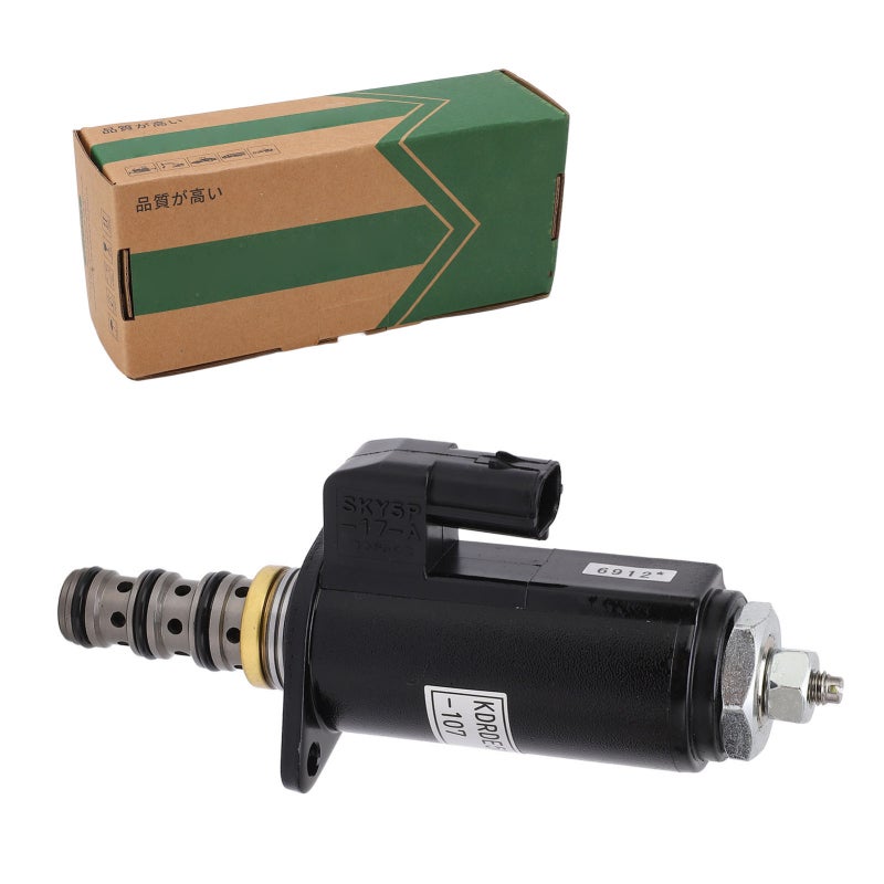 Proportional Solenoid Valve Alloy Steel Precise Size KDRDE5K-31 30C50-107 - Durable Hard Housing Easy Replacement for KOBELCO SK120 SK100 SK220 SK200-2 SK200-6e SK230-6e Excavator - Image 1