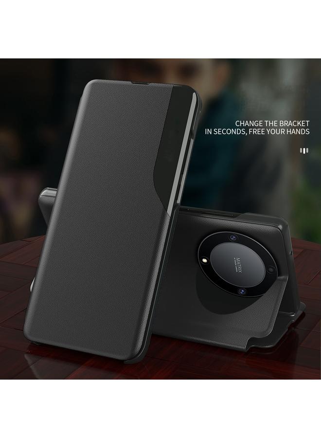 اس-توب جراب هاتف Honor X9c Attraction القابل للطي المصنوع من الجلد - Image 4