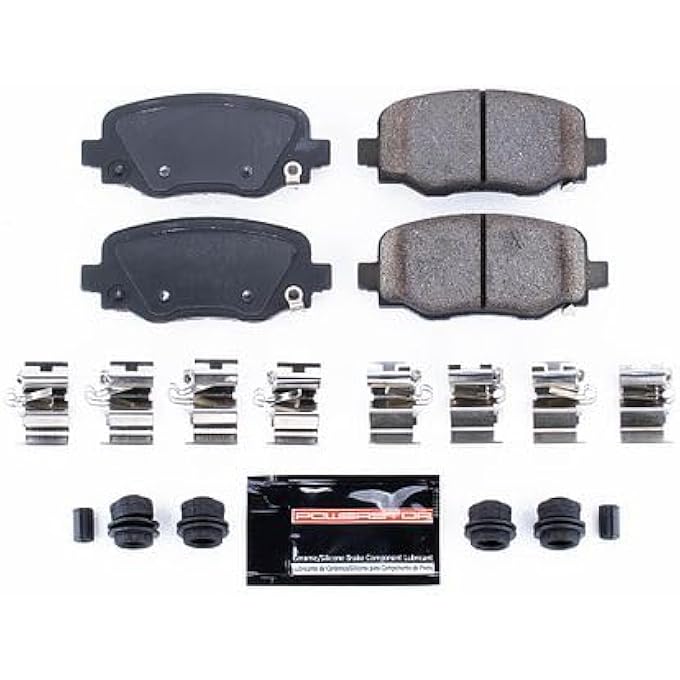 ريحني إيقاف القوة Z231734 Z23 Evolution Sport من السيراميك الكربوني ولوحات الفرامل الخلفية - Image 3