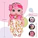 Beem Jun 6 Cute Small Baby Doll Newborn Baby All Vinyl Reborn Baby Dolls for Girls Swivel Mini Dolls 16 cm Crying Baby DIY Toys for Ages 3 - Image 4
