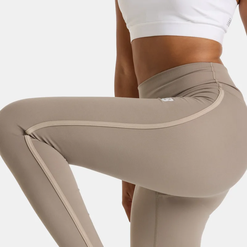 New Balance beige Women's Harmony Piping Training Leggings for Women | Best Price UAE