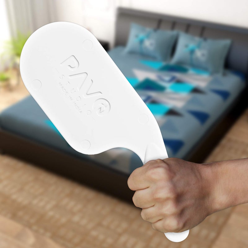 PAVO PVC Full Bed Sheet Tucking Tool - Multipurpose and Protective Tool for Bed Making - Saves Your Time - White - Image 2