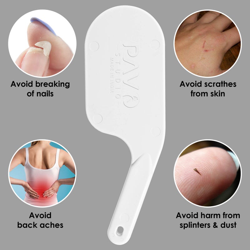 PAVO PVC Full Bed Sheet Tucking Tool - Multipurpose and Protective Tool for Bed Making - Saves Your Time - White - Image 4