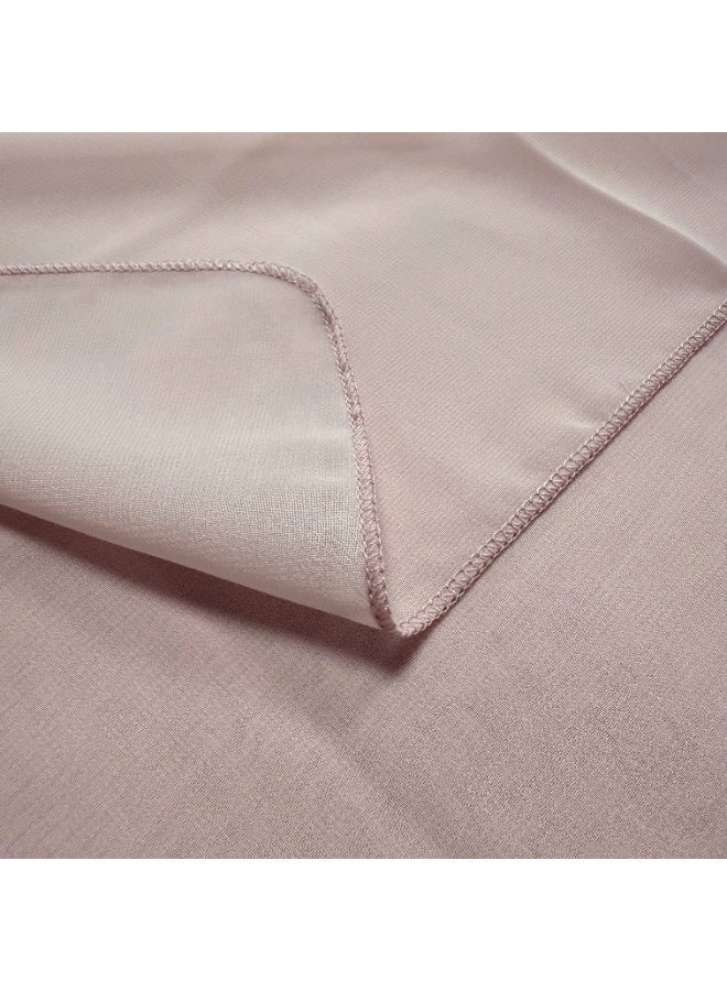 SHOUQIN Dusty Rose Pink Color Premium Chiffon Hijab 180×70cm Lightweight Breathable Long Shawl for Women Pashmina Scarf - Image 4