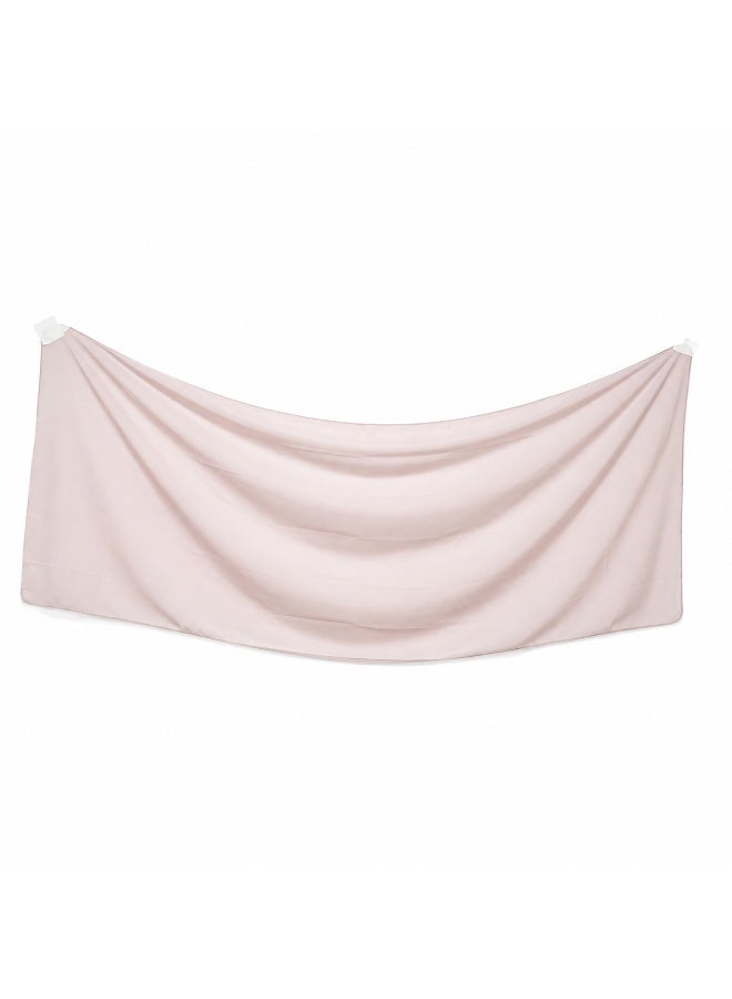 SHOUQIN Dusty Rose Pink Color Premium Chiffon Hijab 180×70cm Lightweight Breathable Long Shawl for Women Pashmina Scarf - Image 2