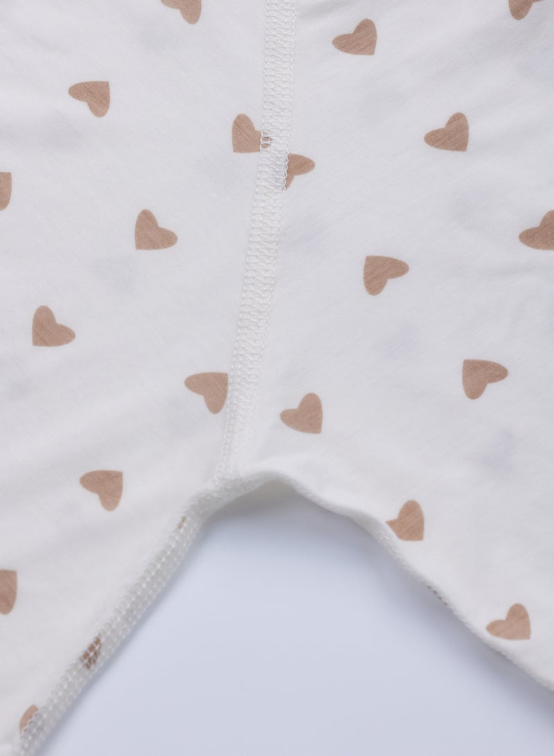 Baby Romper - Lyocell Blend Half Sleeve & Knee-Length Bodysuit, Front Snap Closure, Breathable for AC Weather - For 6–24 Months  - Image 4