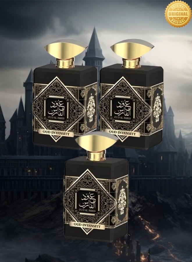 الفارس 3 قطع عطر عود الفارس عود إنتنسيتي 100 مل - Image 1