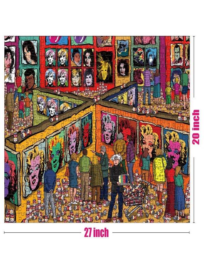 Antelope - 500 Piece Large Format Jigsaw Puzzle for Adults, Andy Warhol Jigsaw Puzzles, Large Pieces, No Dust Puzzles for Senior Citizen, 500 PC, Non-Glare Finish, Interlock Smoothly - Image 5