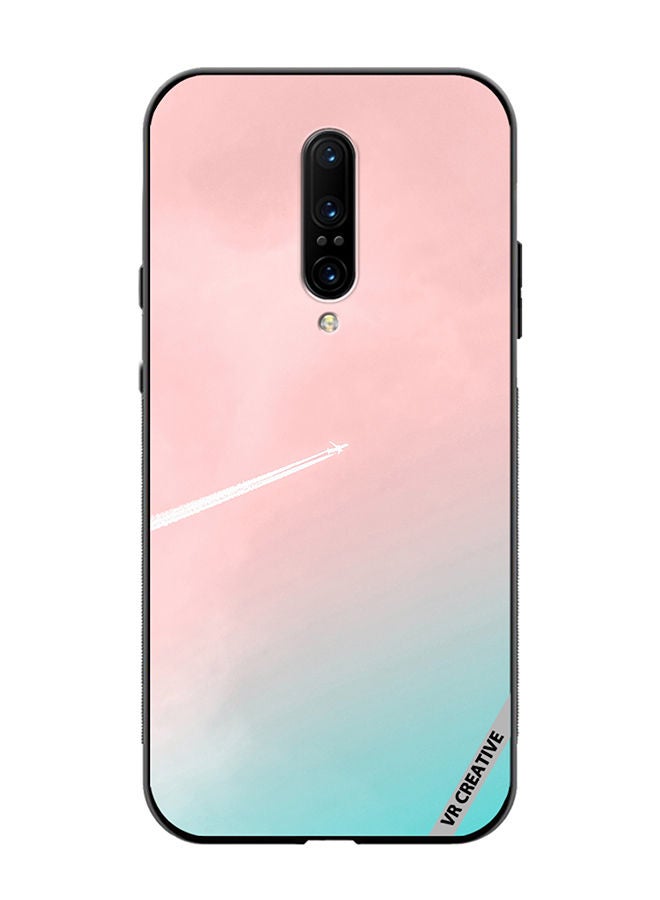 VR CREATIVE Protective Case Cover For OnePlus 7 Pro Aero Pink Design Multicolour - Image 1