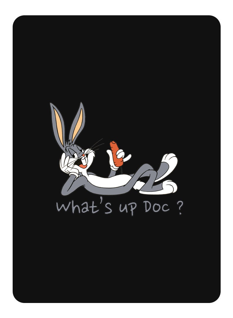 Theodor Protective Flip Case For Huawei MatePad Pro 12.6 (2021) With Trifold Stand Auto Wake Sleep Shockproof Cover Whats up Doc - Image 1