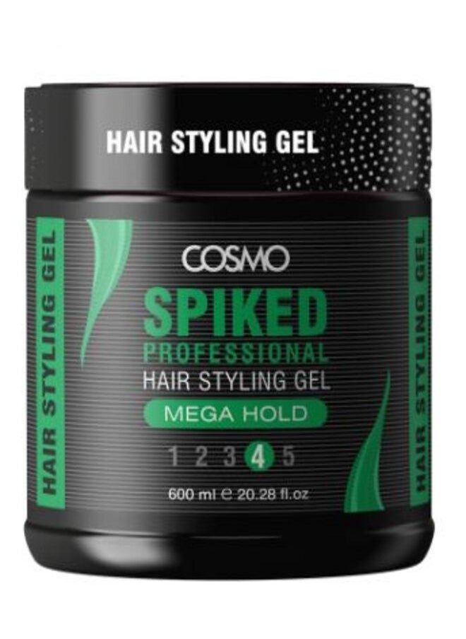 COSMO Mega Hold Spiked Professional Hair Styling Gel For Men 600ML, Number 4  - Image 1