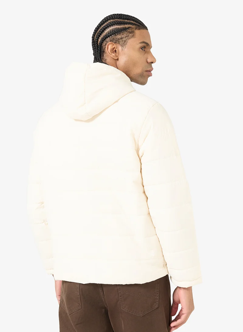 سفنتي فايف جاكيت مبطن بغطاء رأس