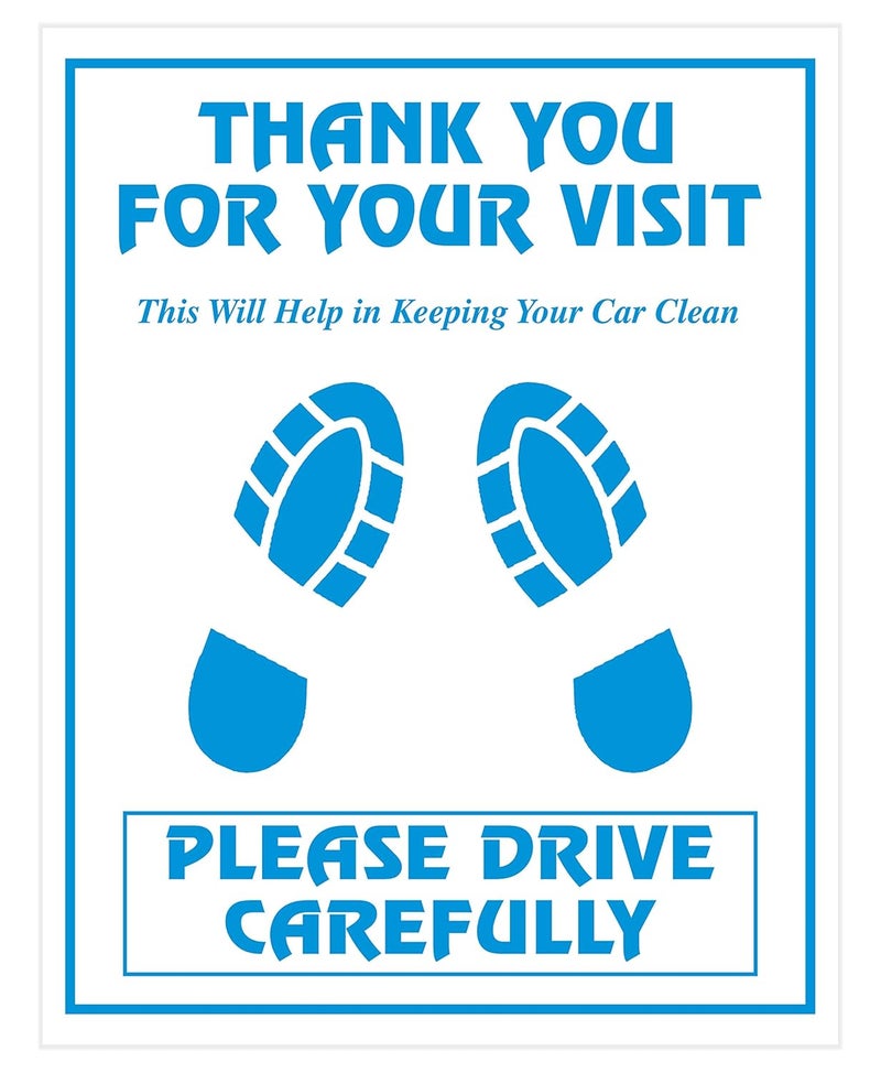 PACKSHARK CONVRT Packshark Car Disposable Paper Foot Mat For Car, White, Universal Size (Pack Of 250) - Image 1