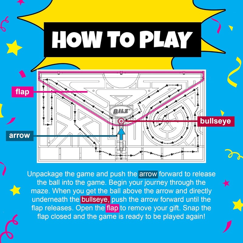 BILZ ® Money Maze | Fun Money Gift Puzzle Game for Ages 8+ | Easy Setup with Envelope Flap | for Gift Cards, Cash & Ticket Holder | Perfect for Graduations, Christmas, & Birthdays - Image 3