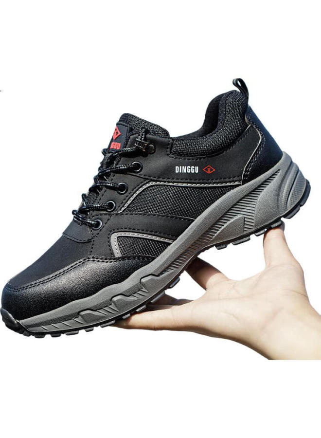 Dinggu Dinggu Men'S Steel Toe Safety Shoes Anti-Smashing Anti-Piercing Lightweight Comfortable Slip-Resistant Safety Work Shoes 852Hei38 - Image 2