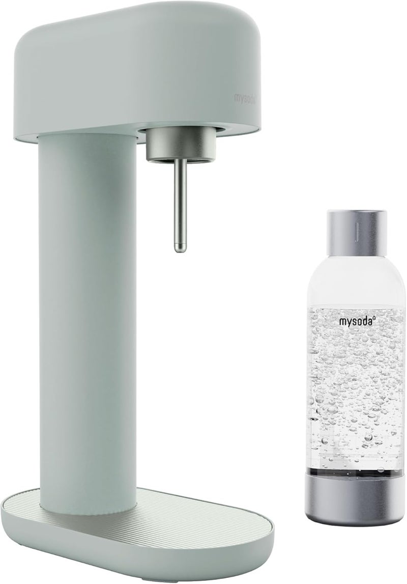 Mysoda Premium Carbonating Bottle 1L Silver - Compatible with and any brands - Quick-Lock Reusable Bottles - Lid and Base Made of Stainless Steel - BPA Free - Image 3