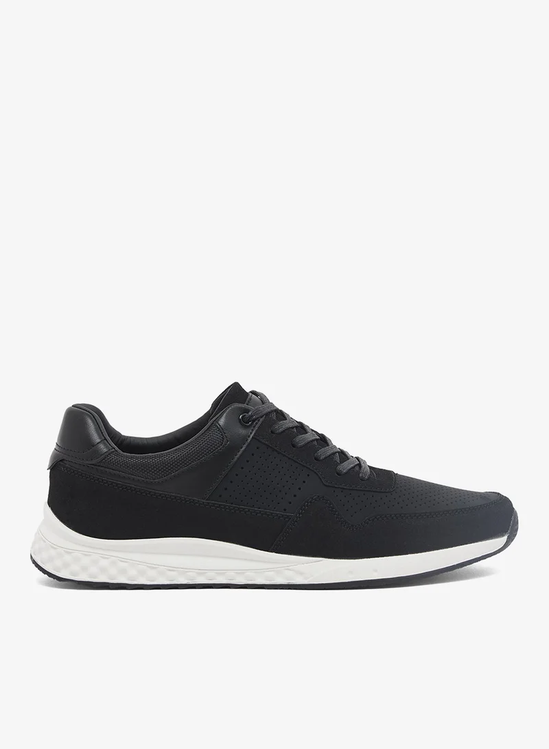 Robert Wood Perforated Casual Sneakers