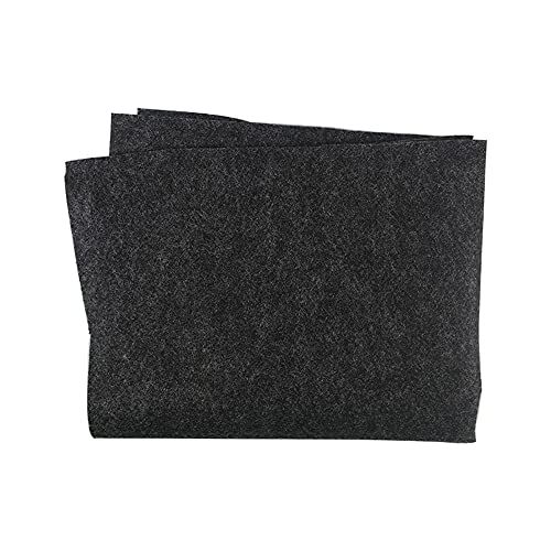 Flushbay Speaker Box Covering Carpet Black 39.37" × 39.37" Speaker Cabinet Subwoofer Sub Box Liner Carpeting Stain-Resistant Multipurpose Felt Liner Carpet for Car Truck Auto RV Boat Marine (Black) - Image 1