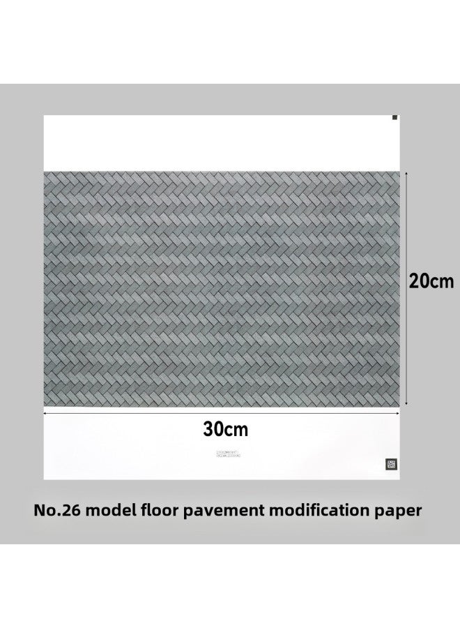 Microscopic Simulation Wall Decal Material Clear Adhesive Backing Multi-Size Plastic Building Model Decoration Sticker DIY-Color:QZ-26  - Image 1