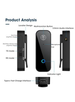 General Bluetooth 5.0 Transmitter Receiver 3.5mm AUX Jack HiFi Music Wireless Audio Adapter Handsfree Car  - Image 2