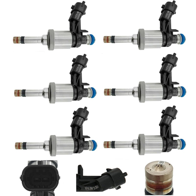 IXGKHC 6X Truly Fuel Injector Replacement For Chevrolet Camaro Traverse GM GMC Acadia CTS 3.6 12638530 - Image 1