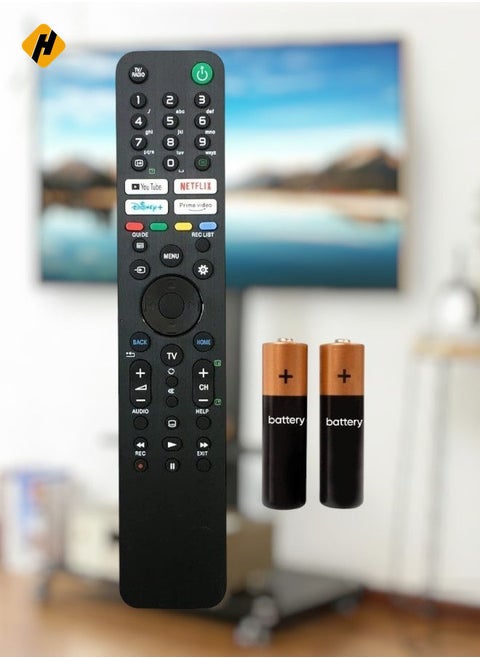 "Replacement Remote Control Compatible with Sony Bravia Smart TV XR77A80J, XR77A80CJ, XR65A80CJ, KD85X85J, KD75X79J, KD65X80CJ, KD65X79J, KD55X80CJ RMF-TX520U MG3-TX520U (No Voice Function)"