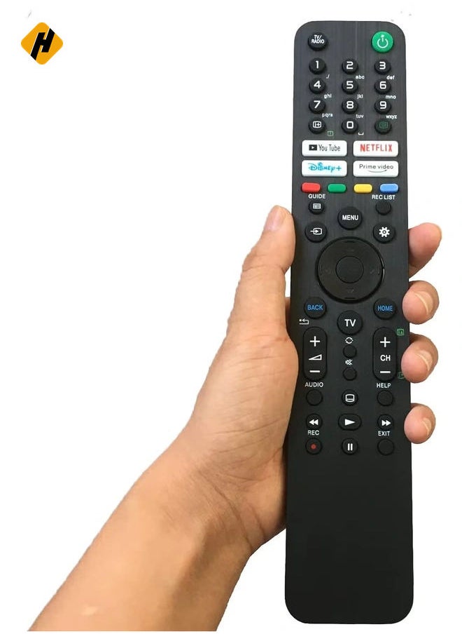 "Replacement Remote Control Compatible with Sony Bravia Smart TV XR77A80J, XR77A80CJ, XR65A80CJ, KD85X85J, KD75X79J, KD65X80CJ, KD65X79J, KD55X80CJ RMF-TX520U MG3-TX520U (No Voice Function)"