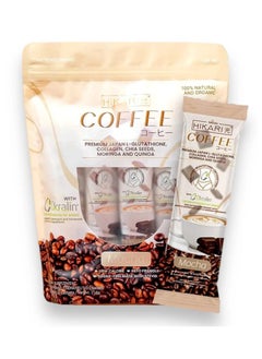 Hikari Hikari Premium Japan Coffee Mocha (L-Glutathione, Collagen, Chia Seeds, Moringa and Quinoa) 10 Sachet 
