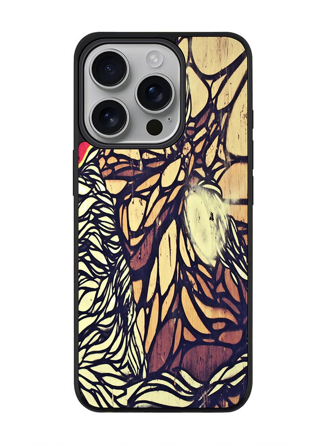 Stylizedd For iPhone 16 Pro Case [Compatible with MagSafe] Slim Magnetic cover Phone Case iPhone 16 Pro -Wise Graffitti - Image 1