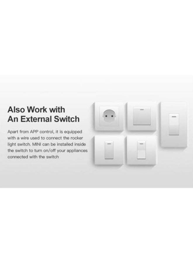 NIBEMINENT 2-Piece Two Way Smart Switch White - Image 4