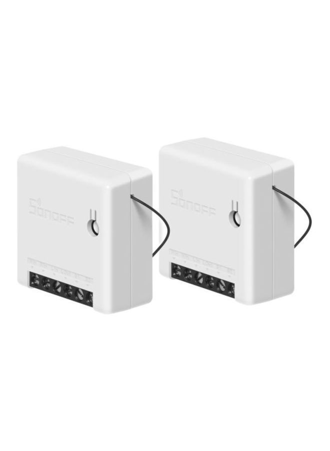 NIBEMINENT 2-Piece Two Way Smart Switch White - Image 1