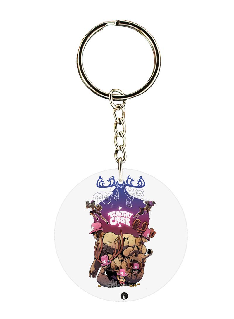 RKN Anime One Piece Printed Keychain
