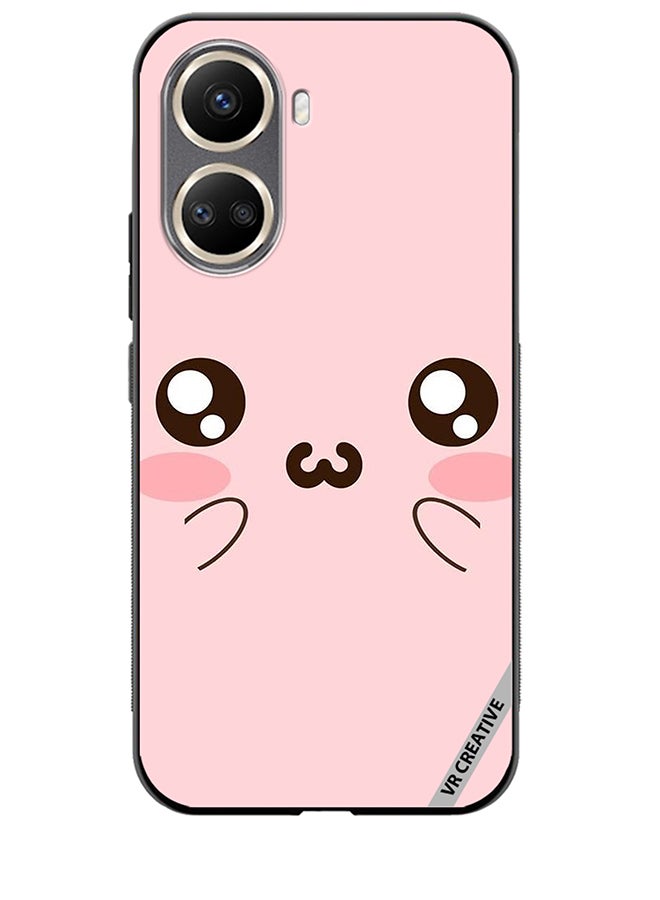 VR CREATIVE Protective Case Cover For Huawei Nova 10 SE Cute Eyes Pink Design Multicolour - Image 1