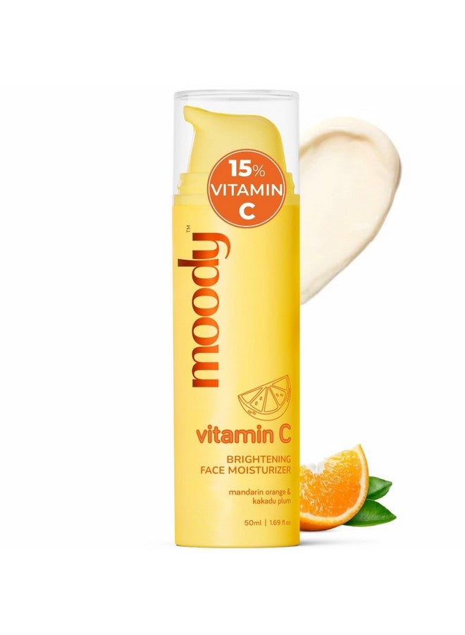  مودي كريم مصل فيتامين C للوجه مرطب للبشرة المتوهجة مع النياسيناميد والألفا أربوتين يبهت التصبغ والبقع الداكنة ويقلل من بهتان البشرة، خالٍ من الزيوت وخفيف الوزن لجميع أنواع البشرة، 50 مل - Image 1