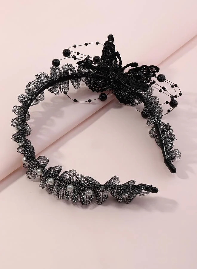 Take Two Embellished Butterfly Headband