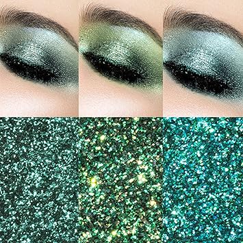 Profusion Cosmetics Emerald Gems 5 Shade Glitter Eyeshadow Palette for Attractive Eye Look Raise Your Makeup Game to the Next Level with Premium Beauty Tool - Image 5