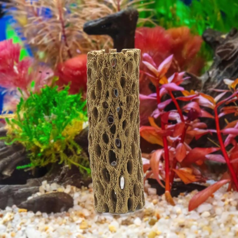 Fish Shrimp Shelter Resin Betta Fish Tunnel for Pet Hide Aquarium Decoration - Image 3