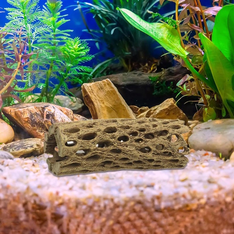 Fish Shrimp Shelter Resin Betta Fish Tunnel for Pet Hide Aquarium Decoration - Image 2